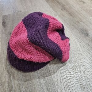 Pink and Purple Kids Beanie
